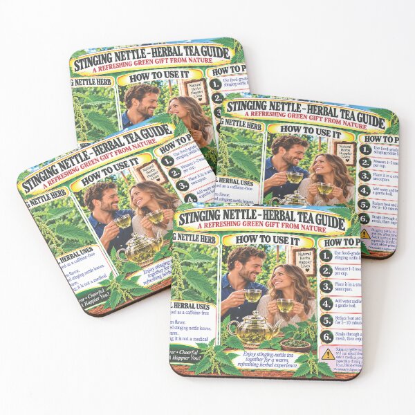 Item preview, Stinging Nettle Herbal Tea Guide designed and sold by New Wave Artworks & Odds &Ends.