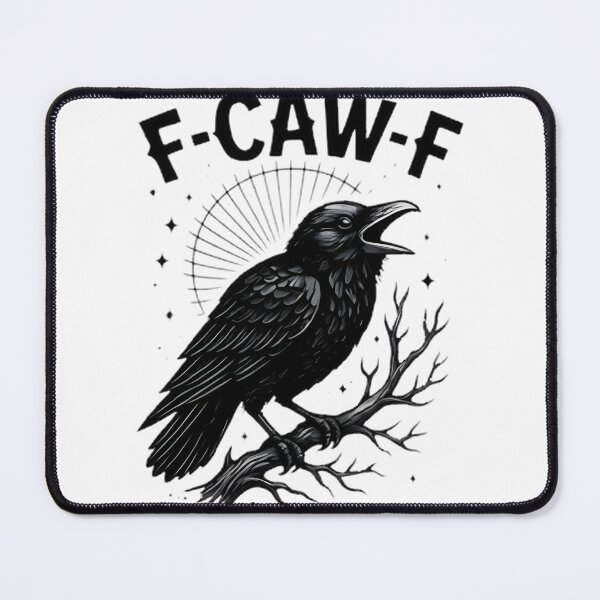 Item preview, F Caw F Crow - Bold Crow Illustration with Attitude designed and sold by SupremeDoggo.