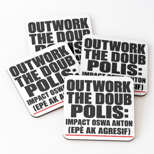 Item preview, Outwork The Doubters Police Impact designed and sold by Lespribos .