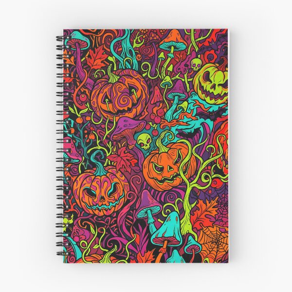 Item preview, Psychedelic Halloween Pumpkin Pattern  designed and sold by Ivy-Triggs.