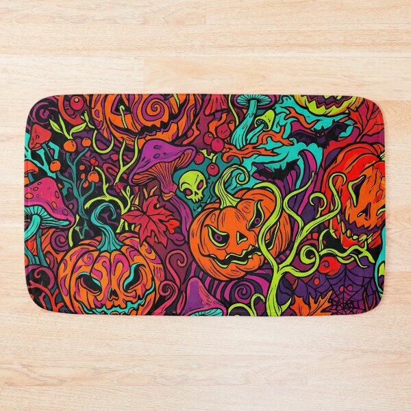 Item preview, Psychedelic Halloween Pumpkin Pattern  designed and sold by Ivy-Triggs.