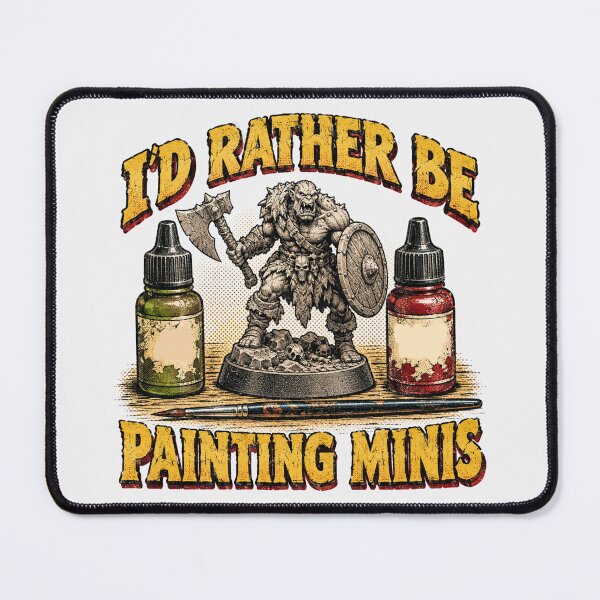 Item preview, Orc Miniature Painting Hobby Warrior Art designed and sold by Yellowriversss.
