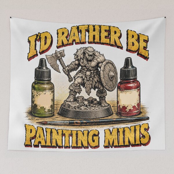 Item preview, Orc Miniature Painting Hobby Warrior Art designed and sold by Yellowriversss.