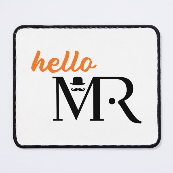 Item preview, Hello Mr Gentleman Vintage Typography Design designed and sold by TotemTshirt.