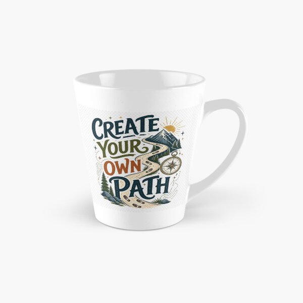 Item preview, Create Your Own Path Adventure Mountain Typography designed and sold by TibbuTees.