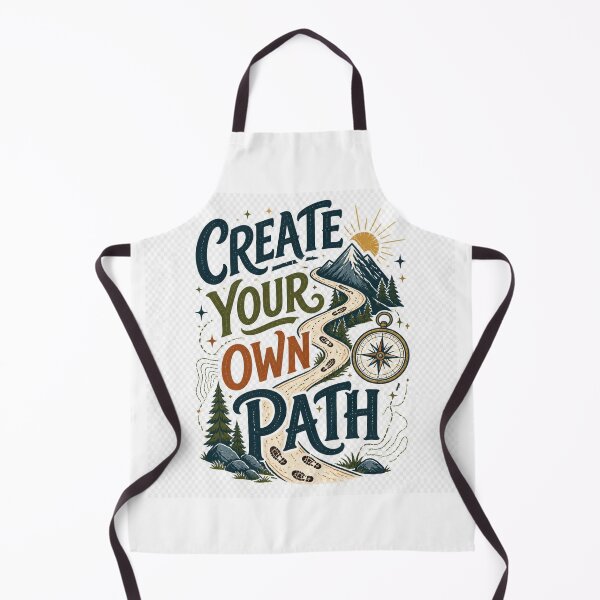 Item preview, Create Your Own Path Adventure Mountain Typography designed and sold by TibbuTees.