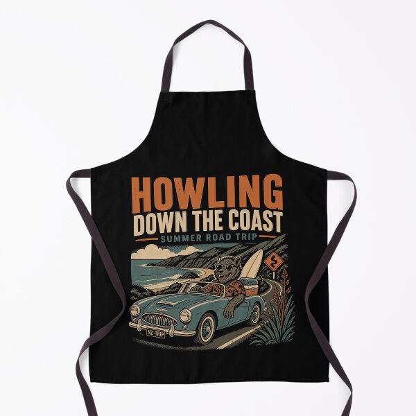 Item preview, Howling Down the Coast NZ Road Trip Wolf designed and sold by MvuuStudio.