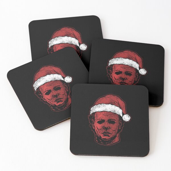 Item preview, Michael Myers Christmas Santa Hat Horror Slasher Holiday designed and sold by PalikoRuka.