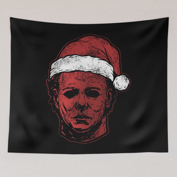 Item preview, Michael Myers Christmas Santa Hat Horror Slasher Holiday designed and sold by PalikoRuka.