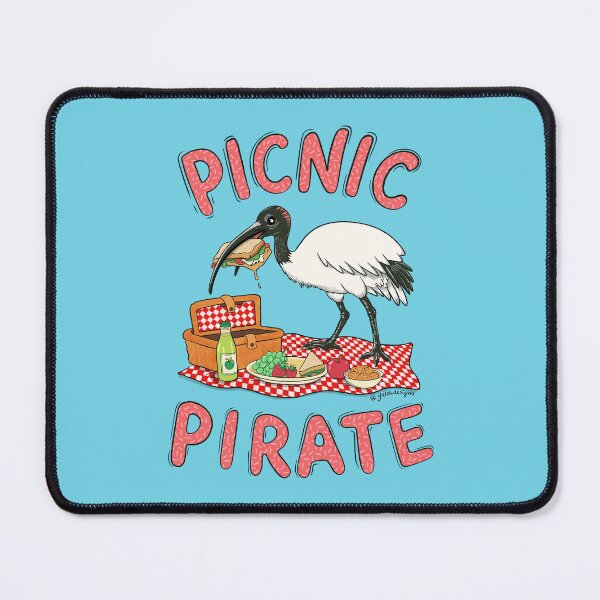 Item preview, Picnic Pirate – Funny Australian Bin Chicken Ibis designed and sold by YaldiDesign.