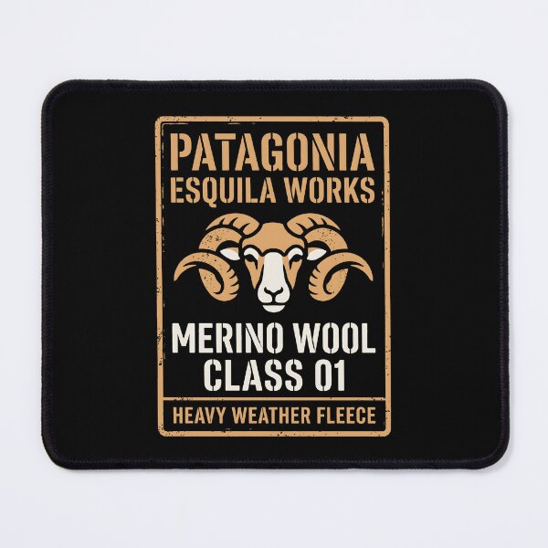 Item preview, Patagonia Esquila Works Merino Wool Ram Vintage Badge designed and sold by SplashTastic.