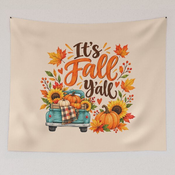 Item preview, It's fall y'all designed and sold by nimmitrends.