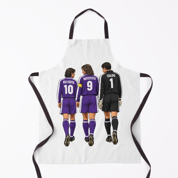 Artikelvorschau, Fiorentina Rui Costa Batistuta Toldo Viola entworfen und verkauft von Tony Panini Retro.