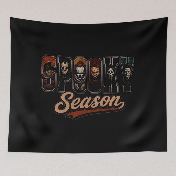 Item preview, Spooky Season Horror Icons Varsity designed and sold by PalikoRuka.