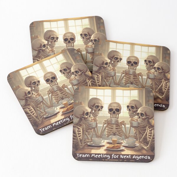 Item preview, Halloween Team Meeting Sticker designed and sold by HELLO TIGER.