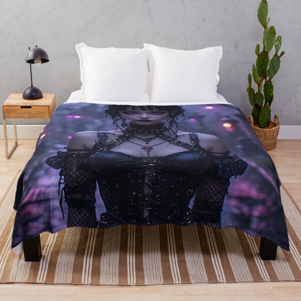 Item preview, Hot Halloween Anime Girl Goth Mommy Waifu Woman designed and sold by Your New Fixation.