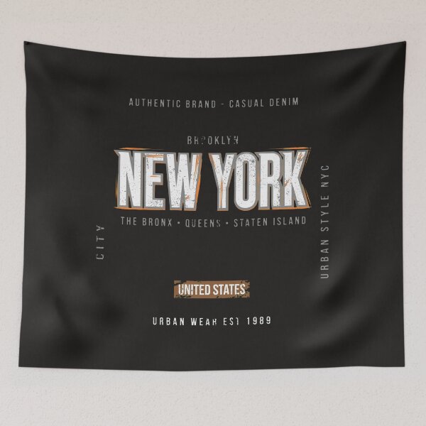 Item preview, NEW YORK Urban Wear - Brooklyn Bronx Queens Staten Island Authentic Streetwear designed and sold by VYBE DARK Studio.
