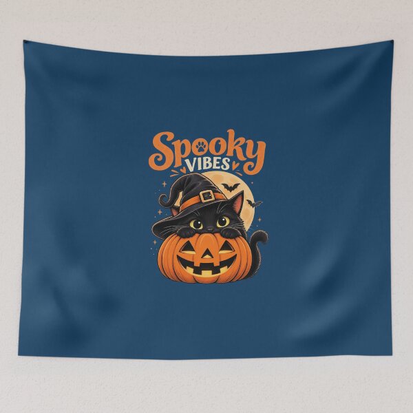 Item preview, Cute Halloween Black Cat Witch Pumpkin designed and sold by Mirsh-design.