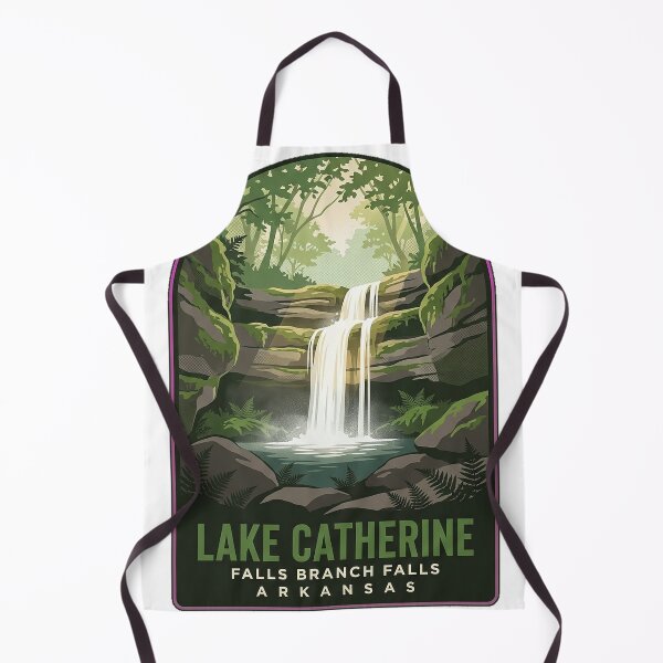 Item preview, Falls Branch Falls Lake Catherine State Park Sticker designed and sold by DetourDgn.