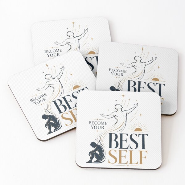 Item preview, Become Your Best Self Motivational Self Improvement Typography designed and sold by TibbuTees.