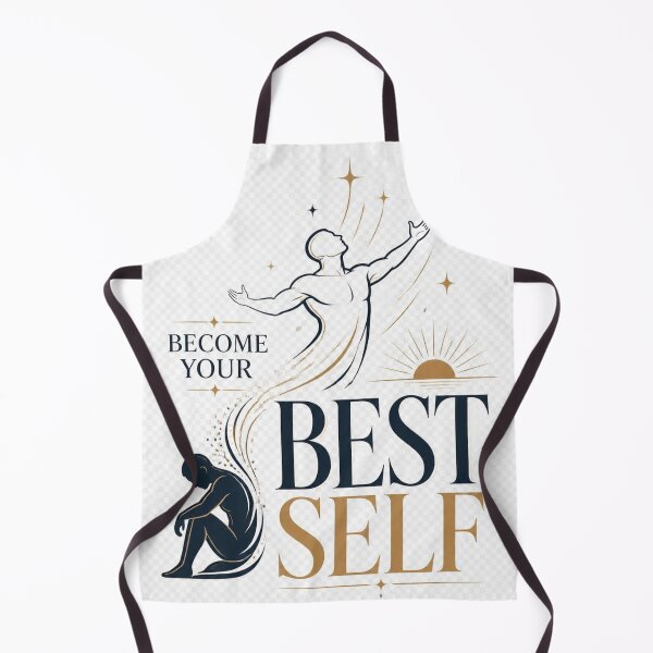 Item preview, Become Your Best Self Motivational Self Improvement Typography designed and sold by TibbuTees.