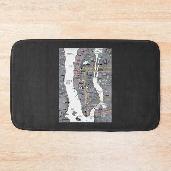 Item preview, Detailed New York City Subway Map Design for Urban Transit Enthusiasts designed and sold by Trilerion.