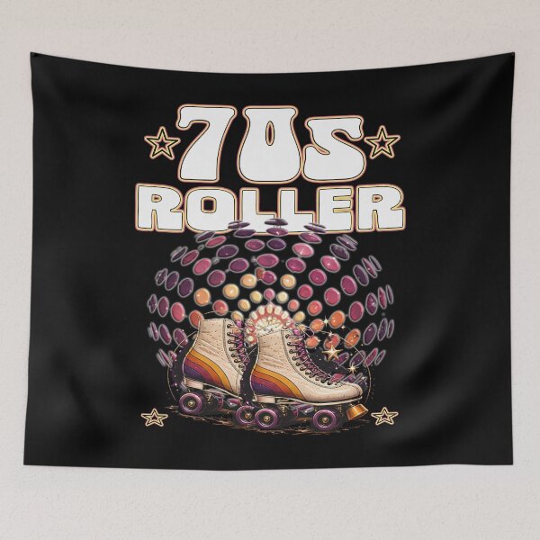 Item preview, 70s Roller Skate Disco Retro Groovy Quad Skates designed and sold by Jt41.