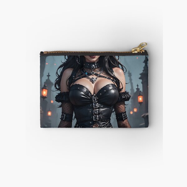 Item preview, Hot Halloween Anime Girl Goth Mommy Waifu Woman designed and sold by Your New Fixation.