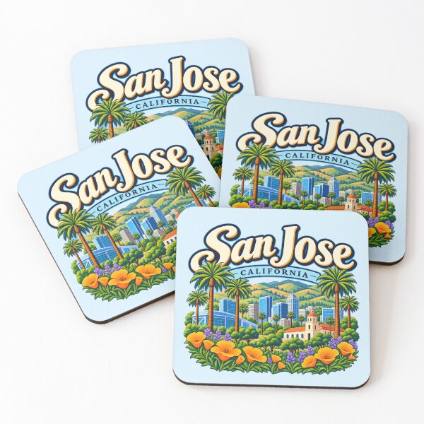 Item preview, San Jose, California - Silicon Valley Tech City designed and sold by Myra365Art.
