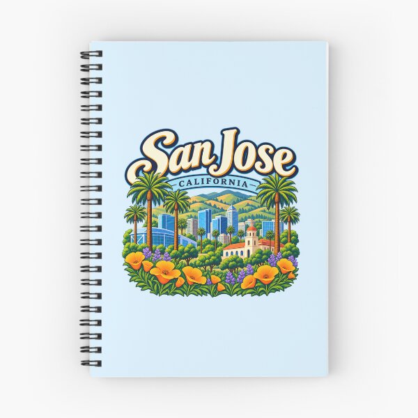 Item preview, San Jose, California - Silicon Valley Tech City designed and sold by Myra365Art.