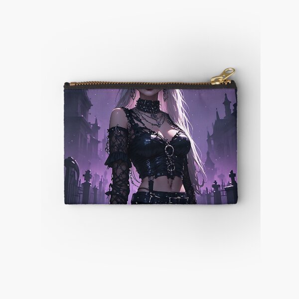 Item preview, Hot Halloween Anime Girl Goth Mommy Waifu Woman designed and sold by Your New Fixation.