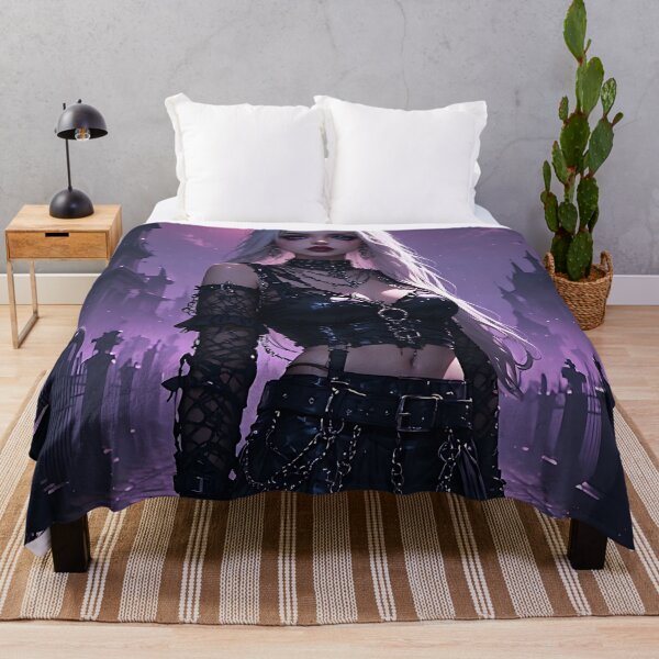 Item preview, Hot Halloween Anime Girl Goth Mommy Waifu Woman designed and sold by Your New Fixation.