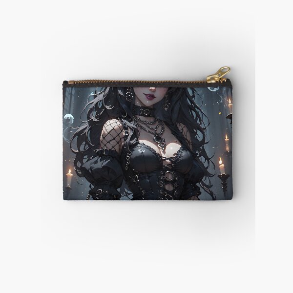 Item preview, Hot Halloween Anime Girl Goth Mommy Waifu Woman designed and sold by Your New Fixation.