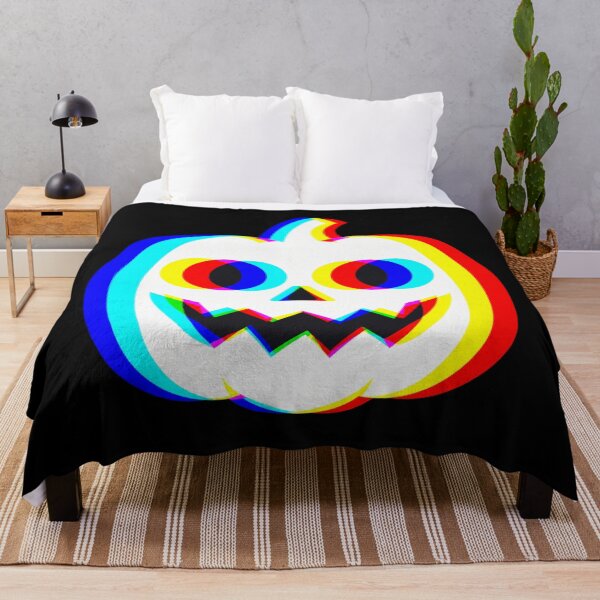 Item preview, Trippy Glitch Pumpkin Halloween Rave EDM Music designed and sold by PhylonBoxx.