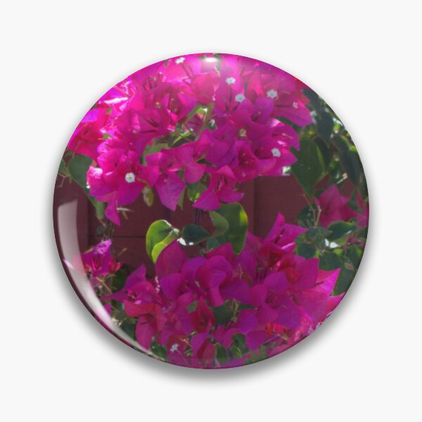 Item preview, Pink Flowers at Fence 2 designed and sold by MangoSeeds2.