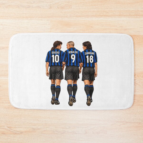 Item preview, Inter Milan Baggio Ronaldo Zamorano Nerazzurri designed and sold by Tony Panini Retro.