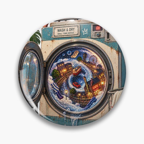 Item preview, Spin Your Dreams – Cosmic Coin Laundry designed and sold by #kingMAMECRAFT.