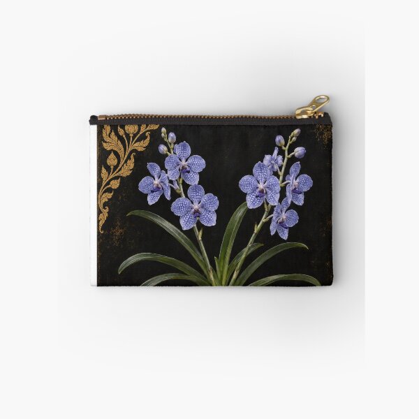 Item preview, Fah Mui Blue Vanda – Vintage Thai Botanical Art designed and sold by BangkokFineArt.