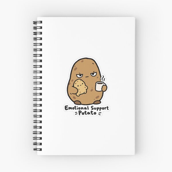 Item preview, Emotional Support Potato - Funny Cute Potato Quote designed and sold by VYBEHAUS.
