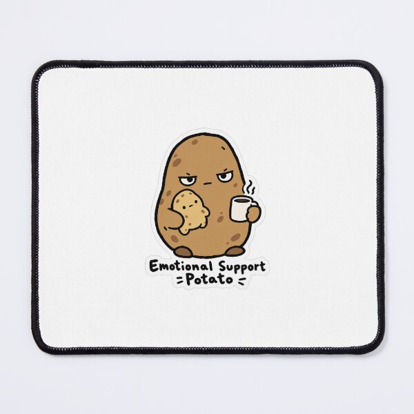 Item preview, Emotional Support Potato - Funny Cute Potato Quote designed and sold by VYBEHAUS.