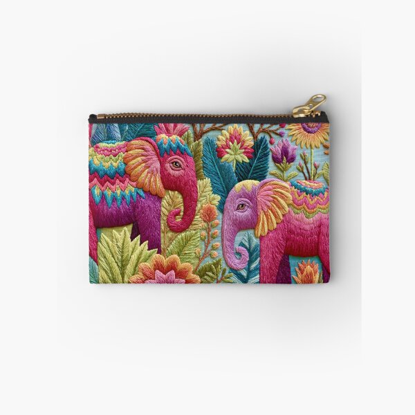 Item preview, Embroidery Elephant Tropical Paradise designed and sold by artsandsoul.