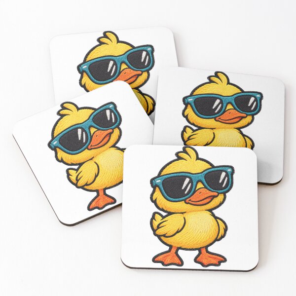 Item preview, Cool Duck with Sunglasses – Funny Cute Summer Duck designed and sold by CreativeCharmCo.