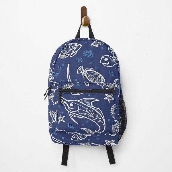 Item preview, Oceanic Harmony A Whimsical Collection of Marine Life Illustrations in a Tranquil Blue Palette Capturing the Beauty of Underwater Diversity designed and sold by Matt_Smith.
