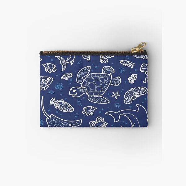 Item preview, Oceanic Harmony A Whimsical Collection of Marine Life Illustrations in a Tranquil Blue Palette Capturing the Beauty of Underwater Diversity designed and sold by Matt_Smith.