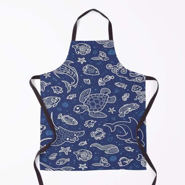 Item preview, Oceanic Harmony A Whimsical Collection of Marine Life Illustrations in a Tranquil Blue Palette Capturing the Beauty of Underwater Diversity designed and sold by Matt_Smith.