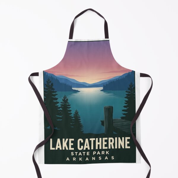 Item preview, Lake Catherine State Park Dusk Cove Rectangle Sticker designed and sold by DetourDgn.