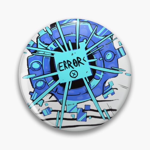 Item preview, Minimalist Error Message Design with Glitch Effect for Tech Lovers designed and sold by Irenekioko.