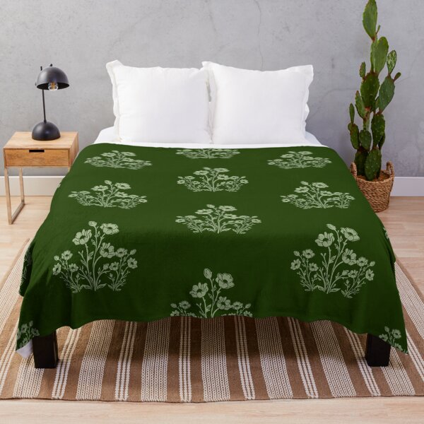 Item preview, Olive Green Botanical Wildflower Line Art designed and sold by Jyoti Digital Artist.