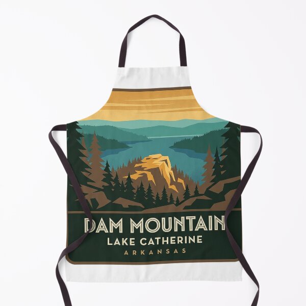 Item preview, Dam Mountain Overlook Lake Catherine State Park Sticker designed and sold by DetourDgn.