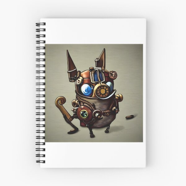 Item preview, Steampunk Artistic Electric Mouse Illustration with Vintage Mechanical Elements designed and sold by Irenekioko.